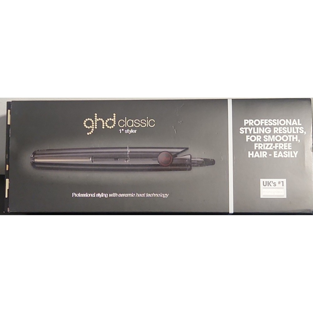 ghd Original Styler 1" Flat Iron Hair Straightener Ceramic Classic Black NEW